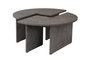 Nordure Moira Mesa de Café Redonda Gris Concreto Ø90 x 41 cm